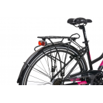 Trekingový bicykel 28" VELLBERG DISCOVER 1.2 Čierno-ružový 17"